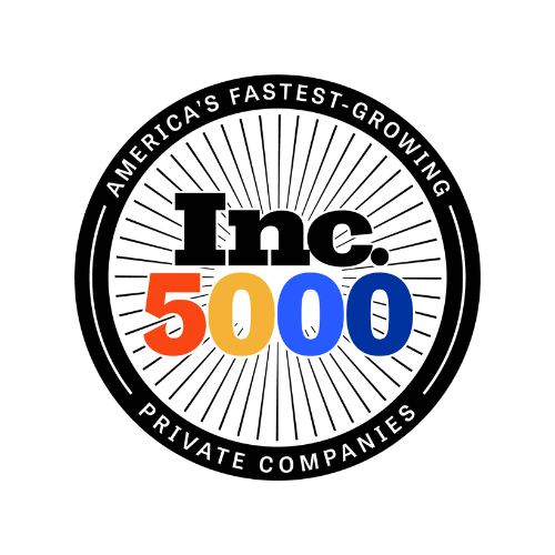 Graphic for the Inc. 5000 America's fastest growing private companies award