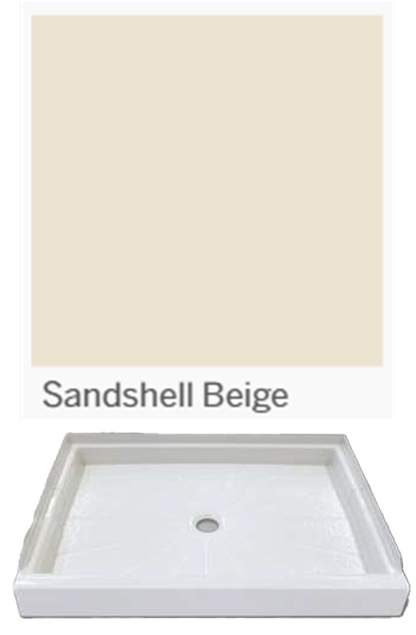 CENTER DRAIN - 4 inch - SANDSHELL BEIGHE