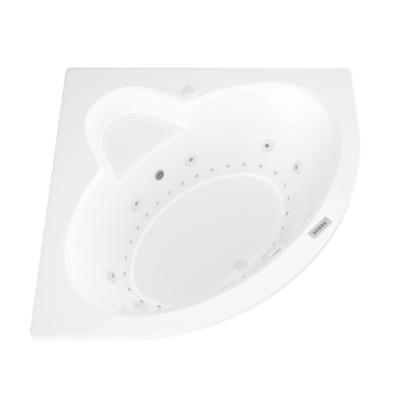 Image of a corner bathtub