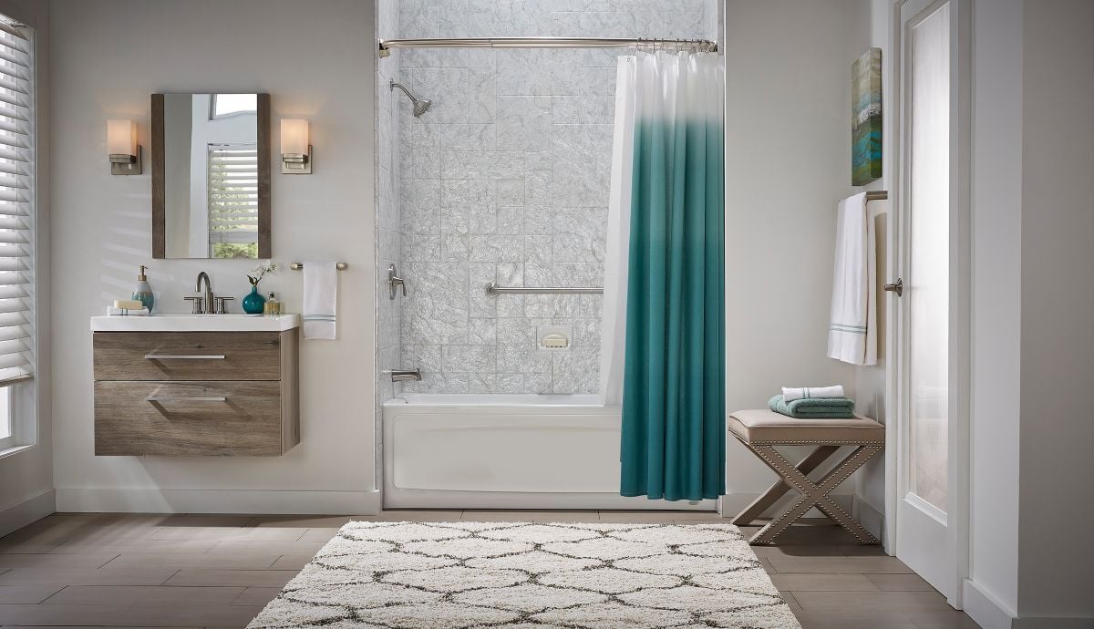 Jacuzzi tub shower combo premium walls