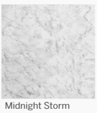Midnight Storm acrylic shower wall swatch
