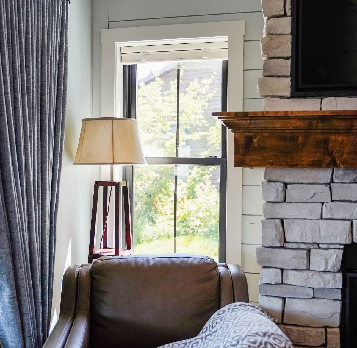 Black Interior Window