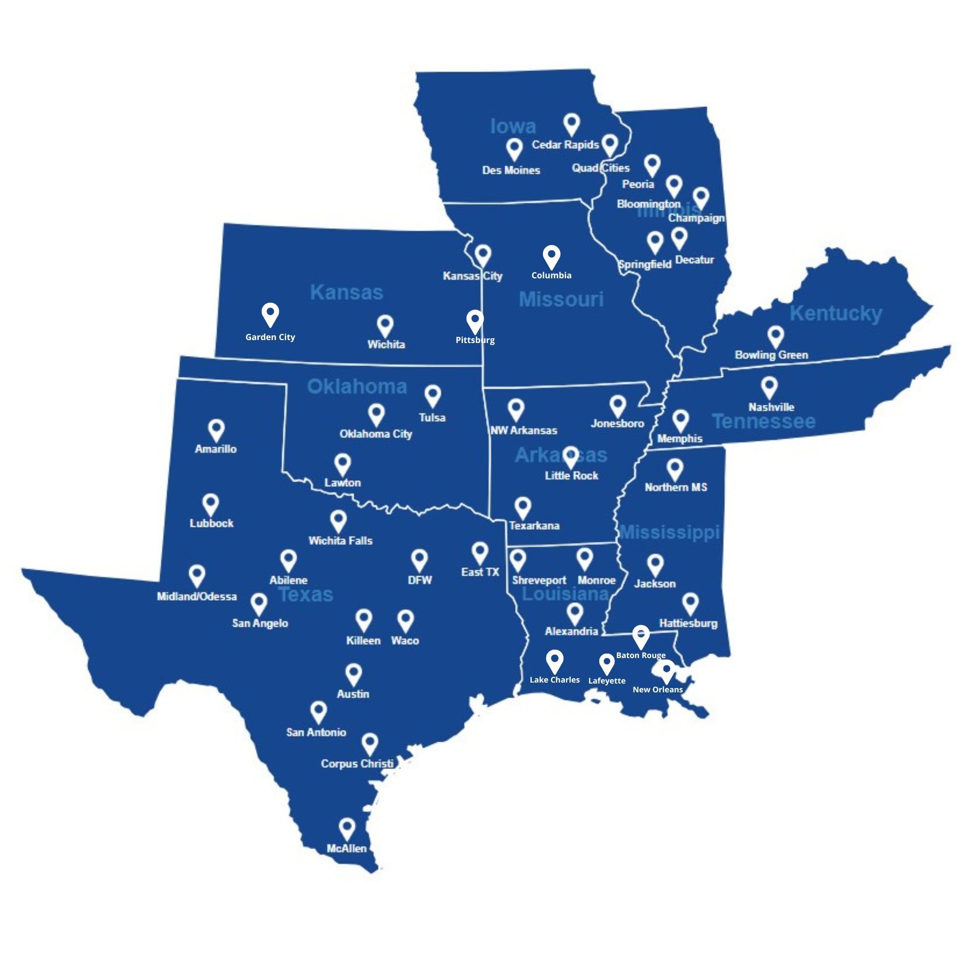 ZINTEX Service Area Map 3.1.26