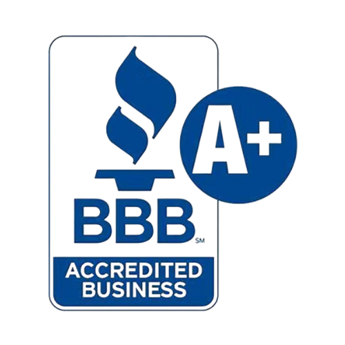 Graphic of the BBB award for A+ Accredited Business